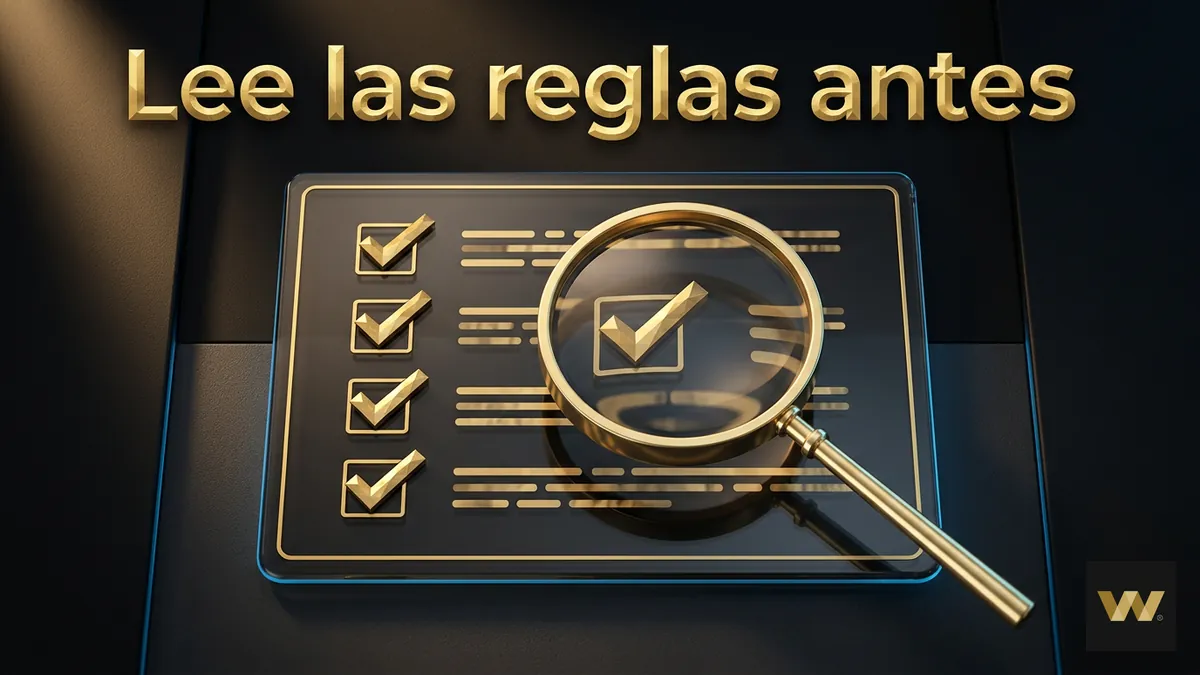 Revisión de reglas antes de aceptar un bono de W88 Chile