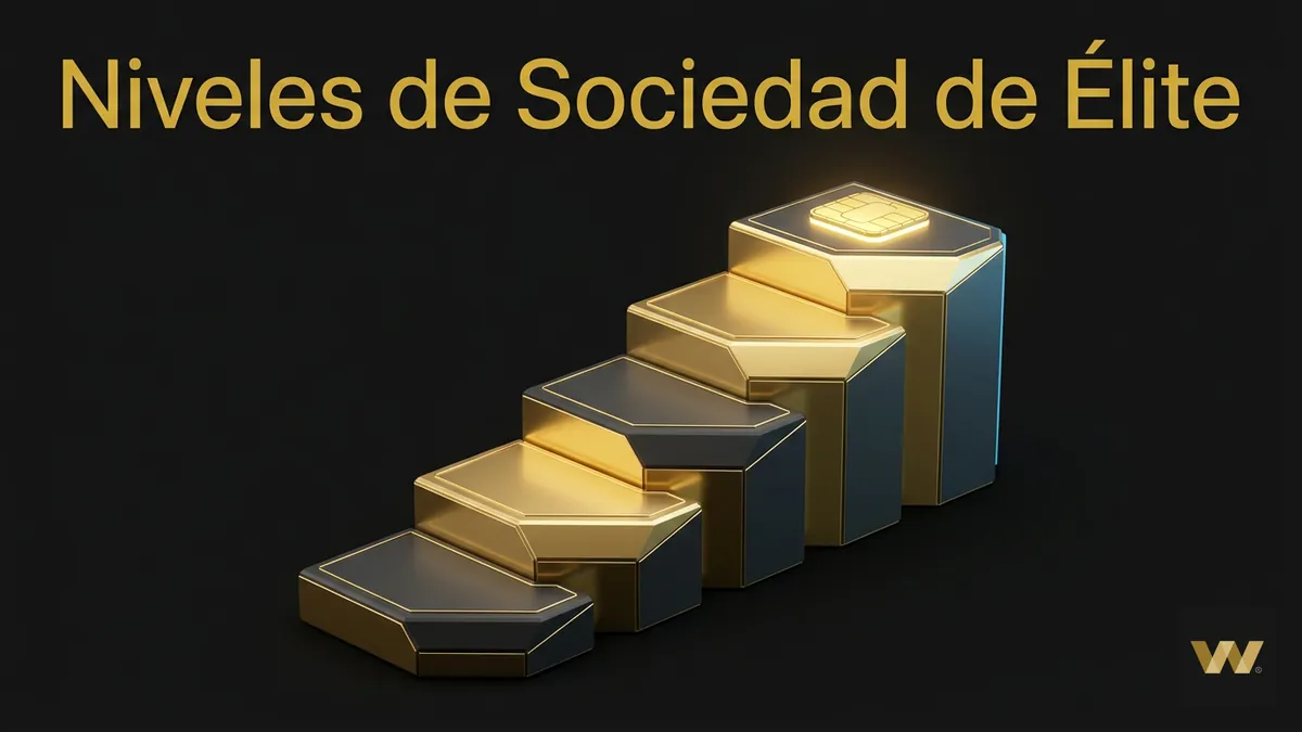 Escalera de niveles del programa VIP Sociedad de Élite de W88
